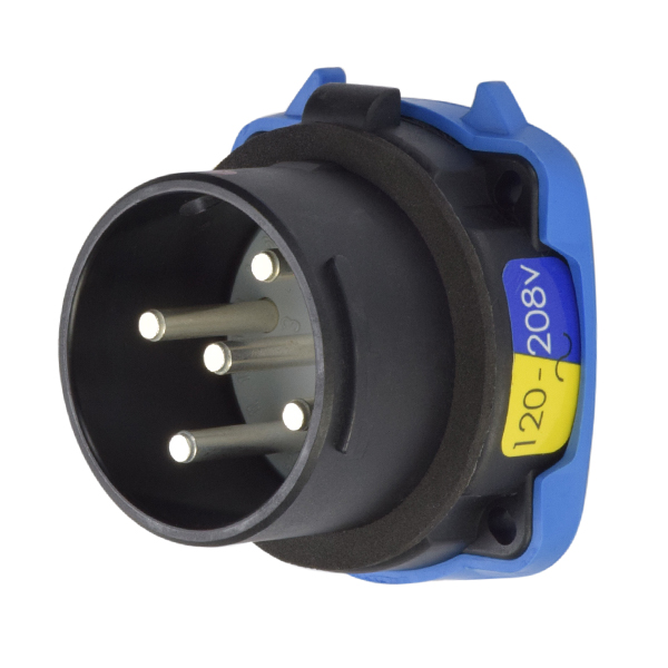 35-18237-K16-HAZ - DR30 INLET POLY BLACK SIZE 2 TYPE 4X 3P+N+G 30A 120/208 VAC 60 Hz NO AUX